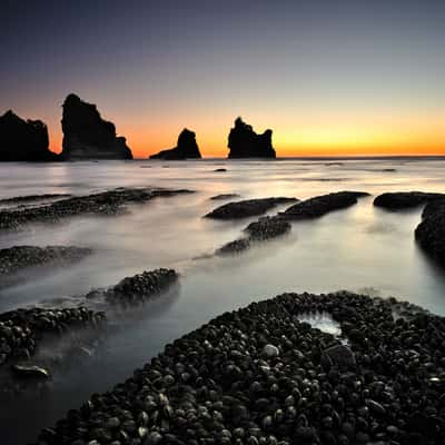 Motukiekie Rocks, West Coast New Zealand, New Zealand