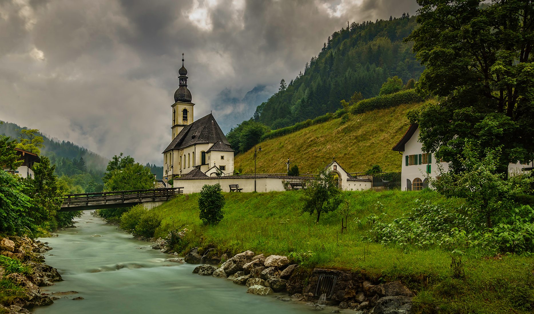 Parish Church of St. Sebastian, Ramsau, Germany