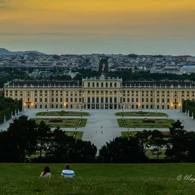 Relaxing at Schönbrunn, Austria