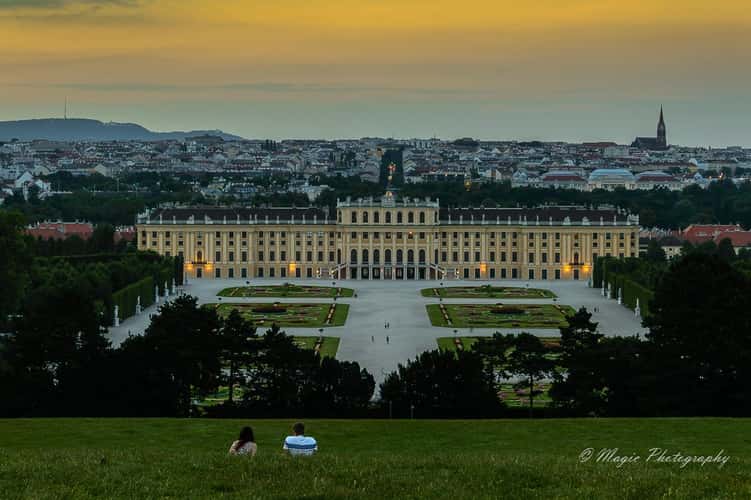 Relaxing at Schönbrunn