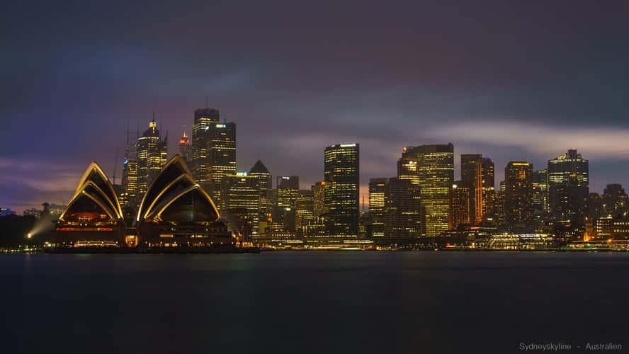 Sydneyskyline from Kirribilli