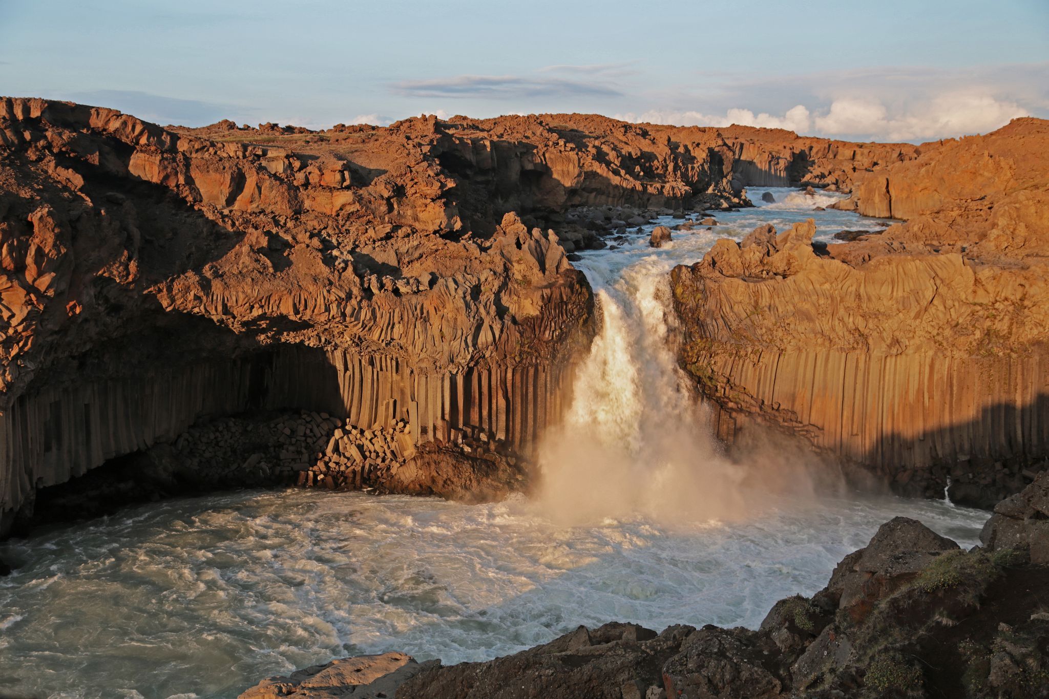 Aldeyjarfoss Waterfall, Iceland