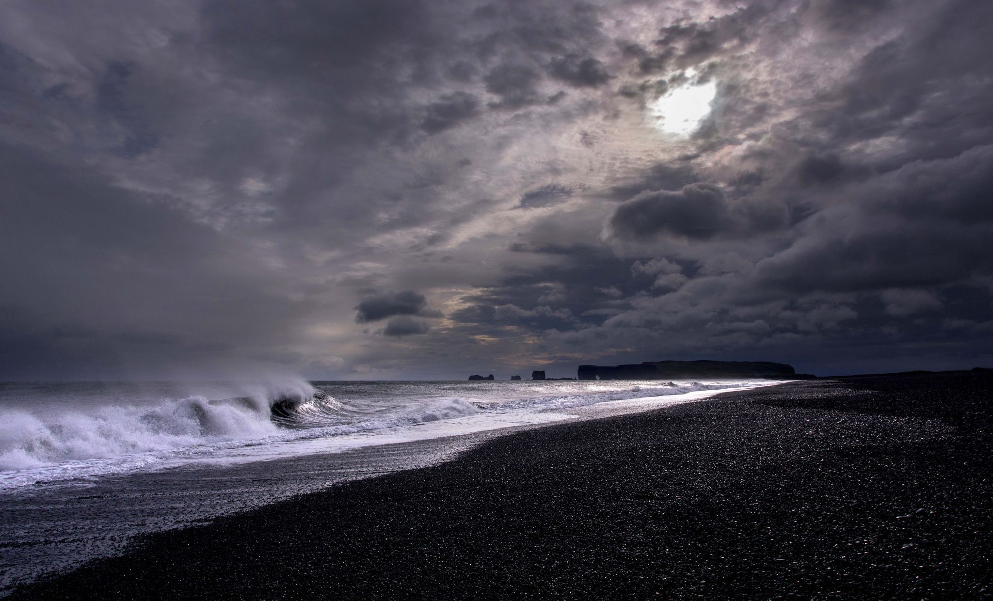 Vik black sand beach, Iceland