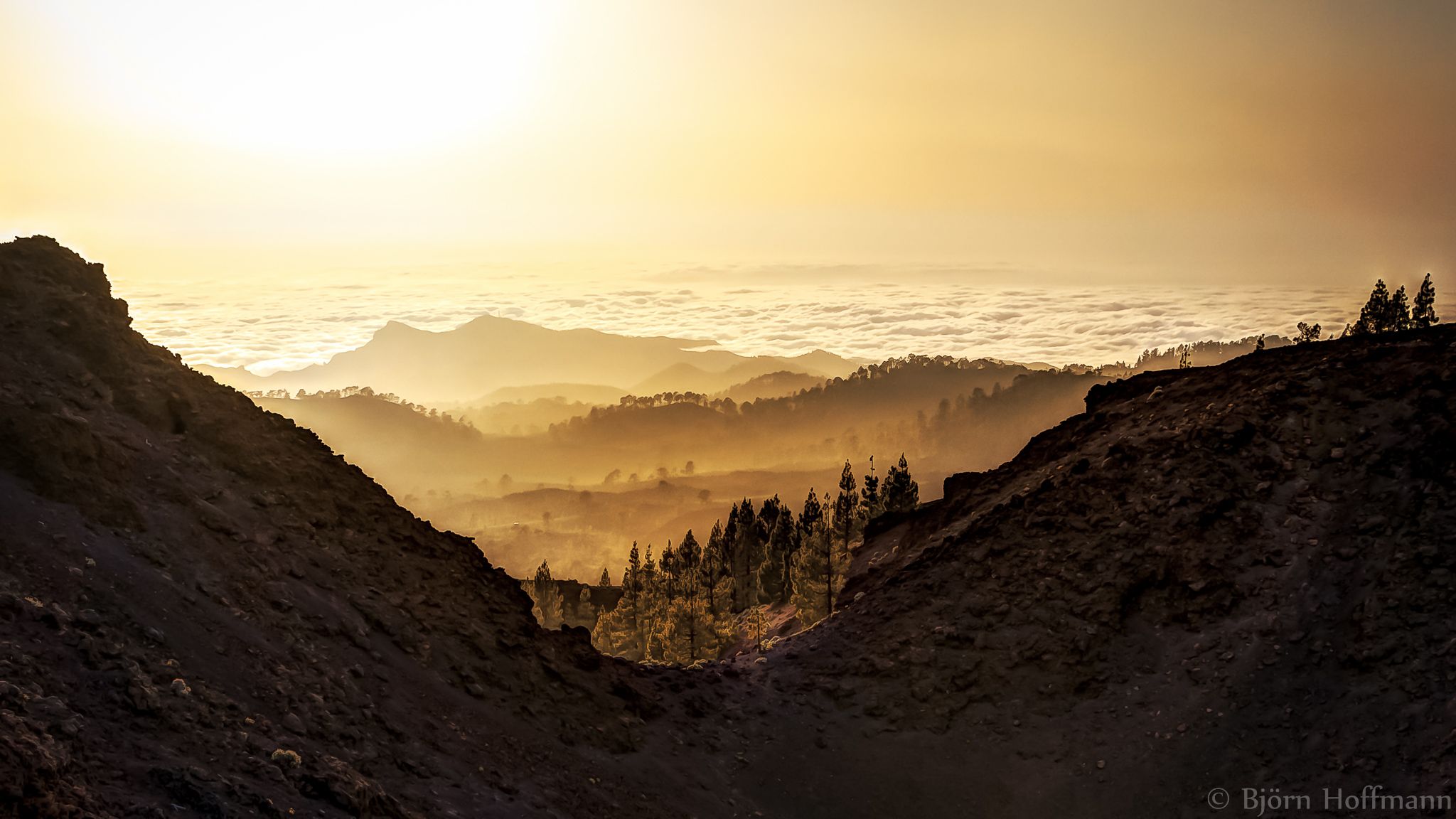 Volcanic Sunset, Tenerife, Spain