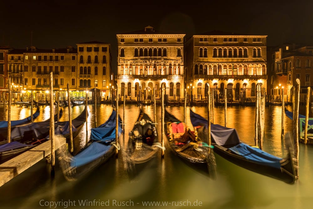 Evening atmosphere in Venice, Italy