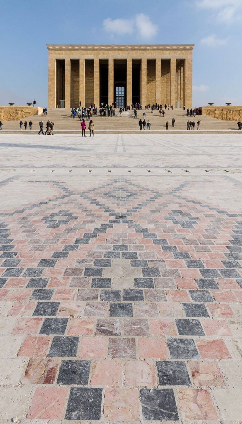 Ankara, Anitkabir, Mausoleum of Mustafa Kemal Atatürk, Turkey (Türkiye)