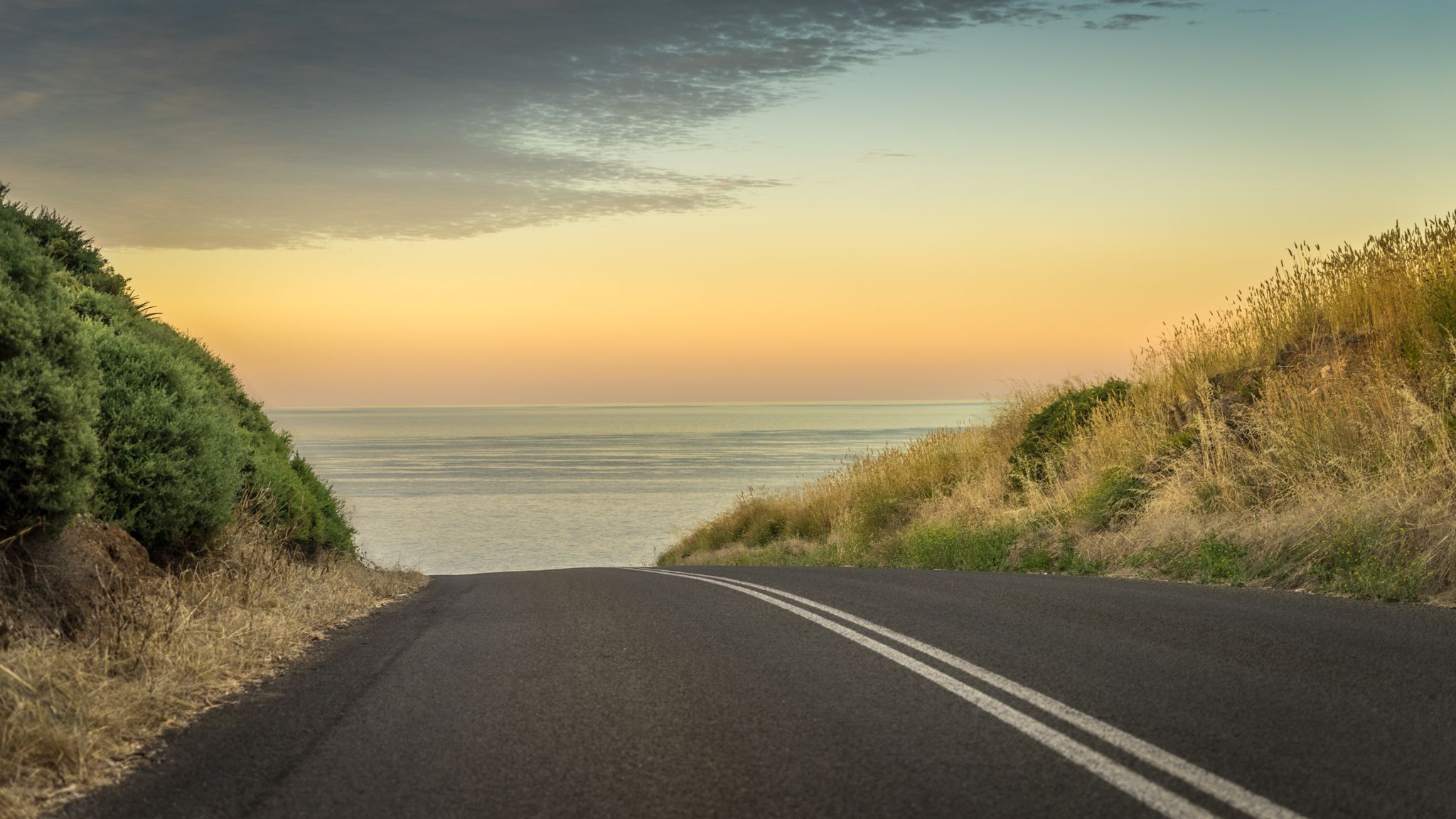 Approach to Penneshaw, Australia