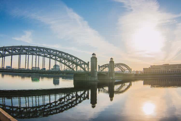 Bolsheokhtinskiy bridge