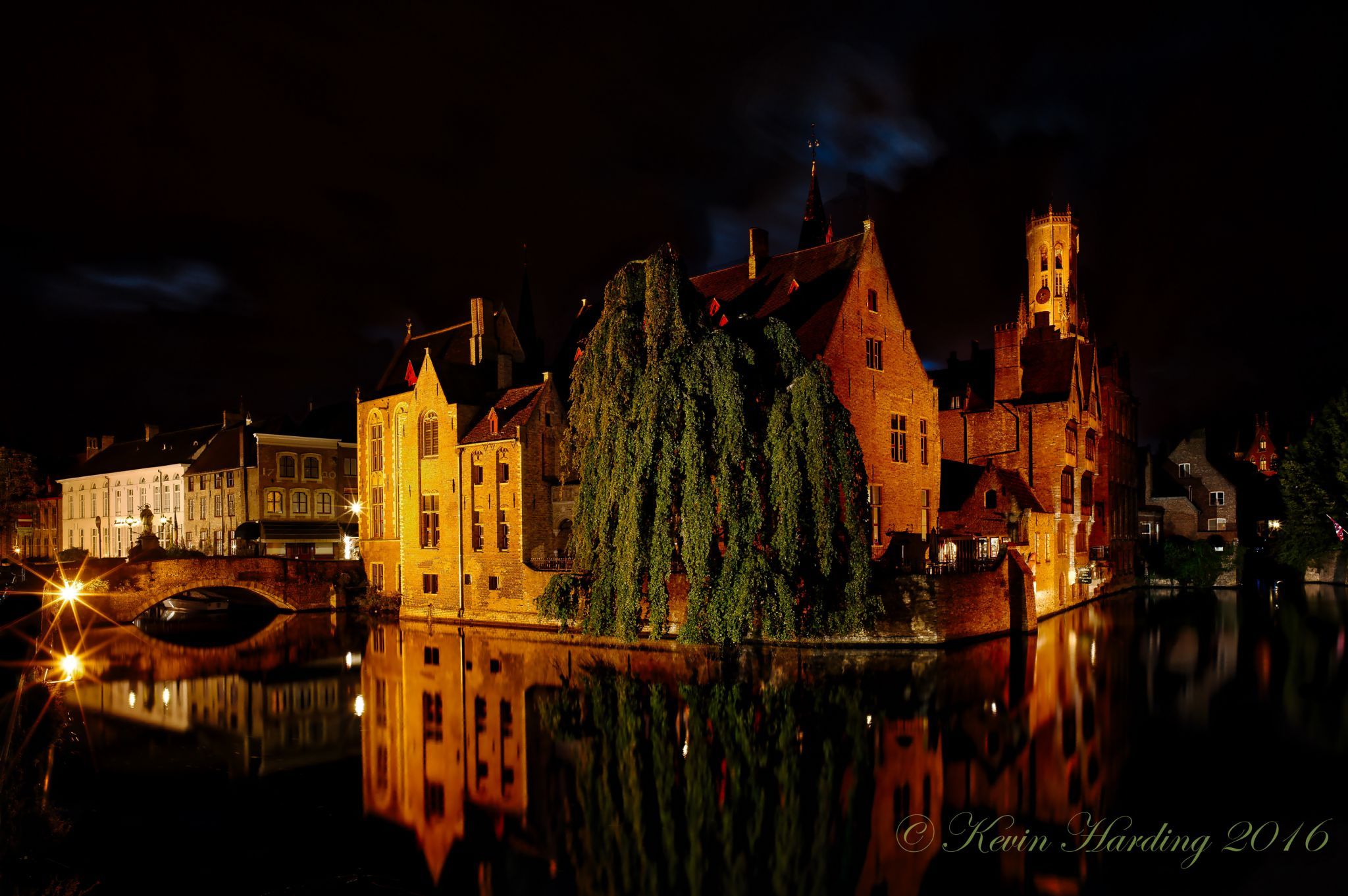 Typical view of Bruges, Belgium