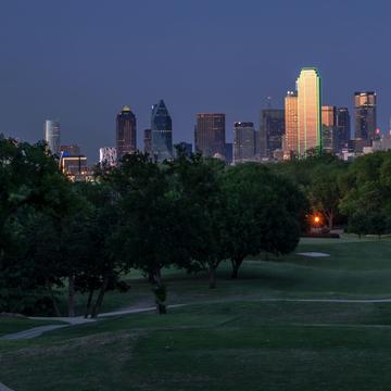 Dallas viewed from Kessler Park, USA
