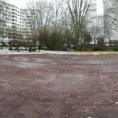 Fußballplatz im MV, Germany