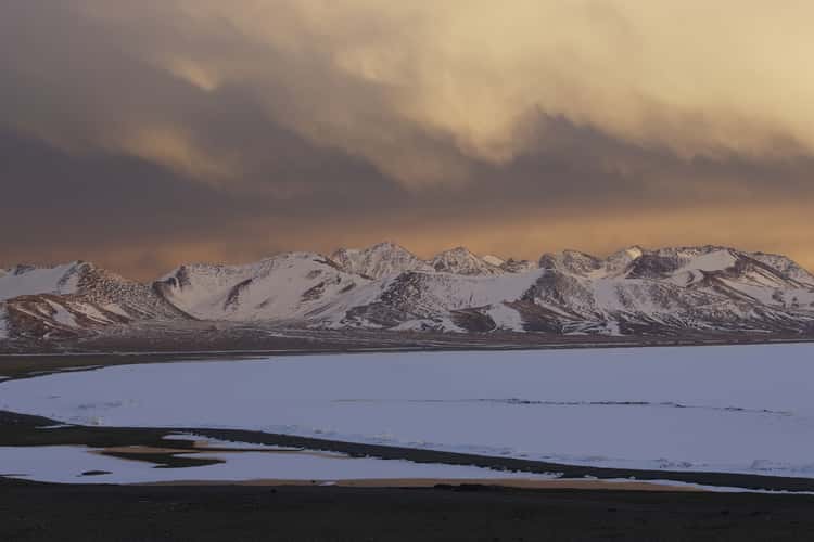 Heavenly Lake Namtso Sunset