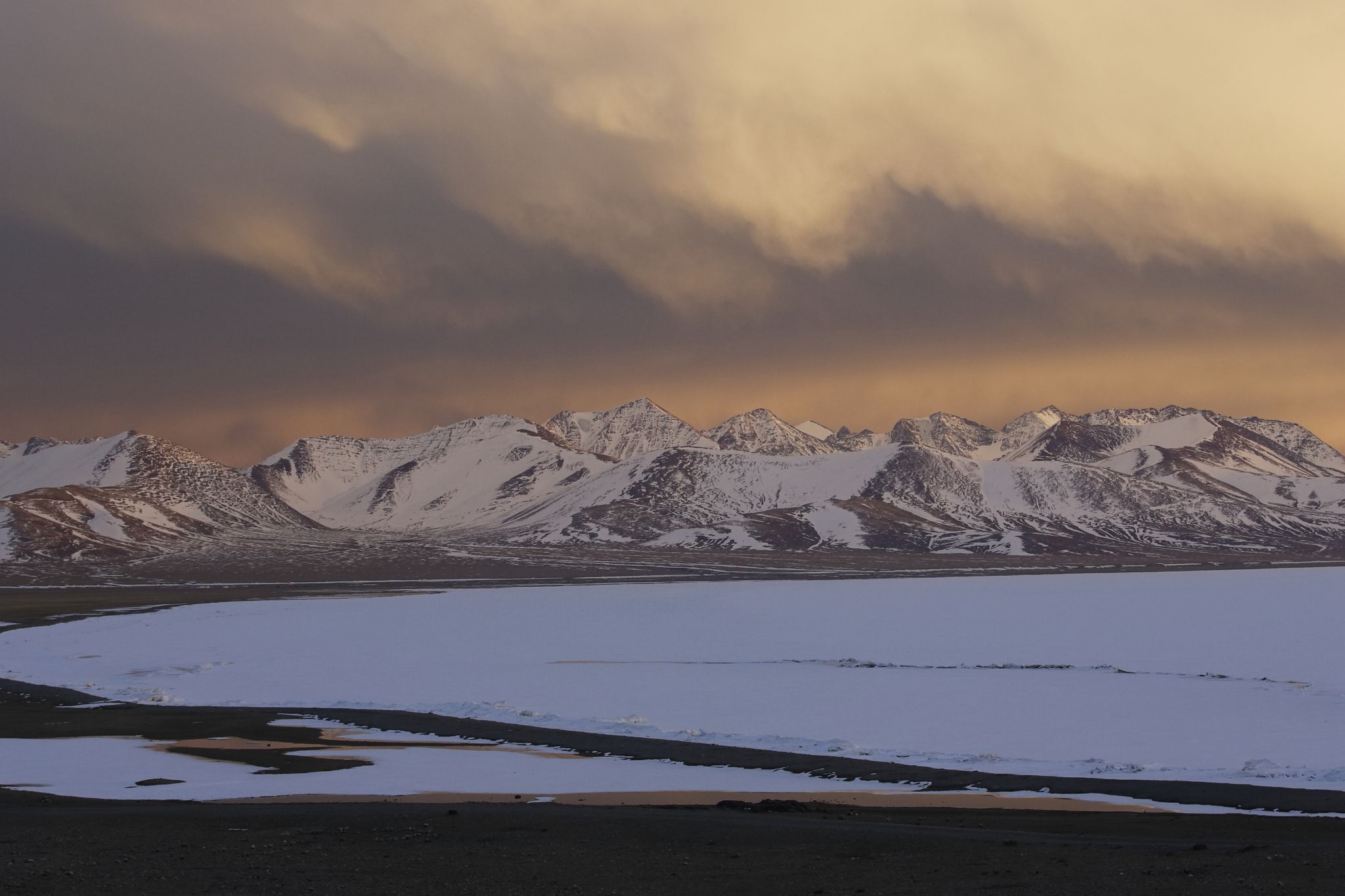 Heavenly Lake Namtso Sunset, China