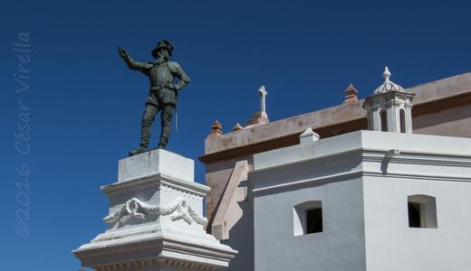 Juan Ponce de Leon Statue and San Jose Chapel
