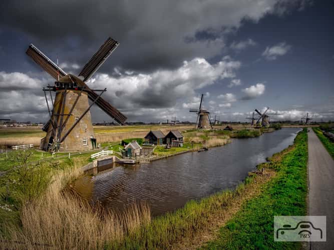 Windmills of Kinderijk