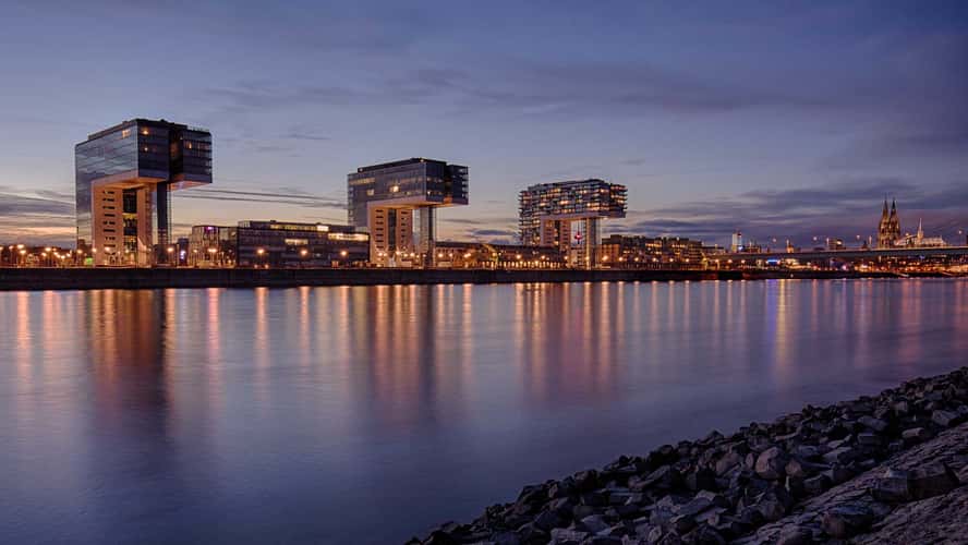 Crane Houses from Poller Wiesen, Cologne