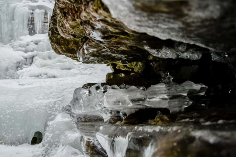 Maligne Canyon - From below