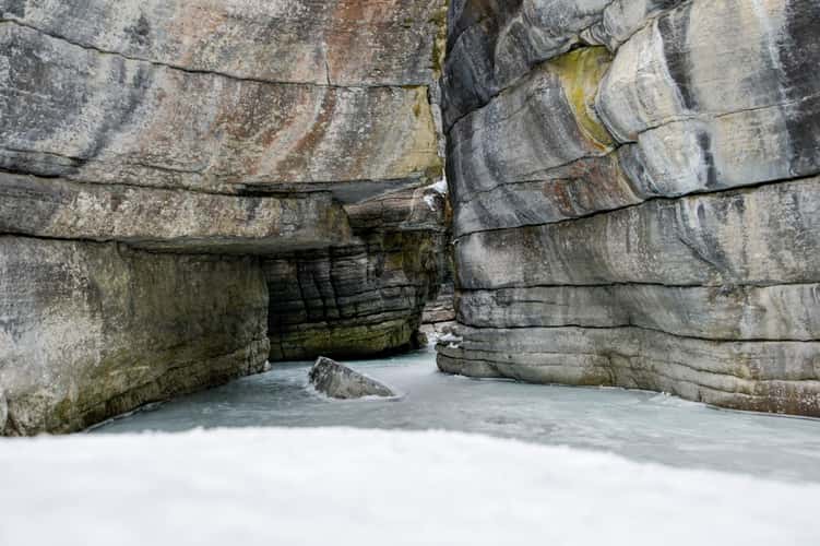 Maligne Canyon - From below