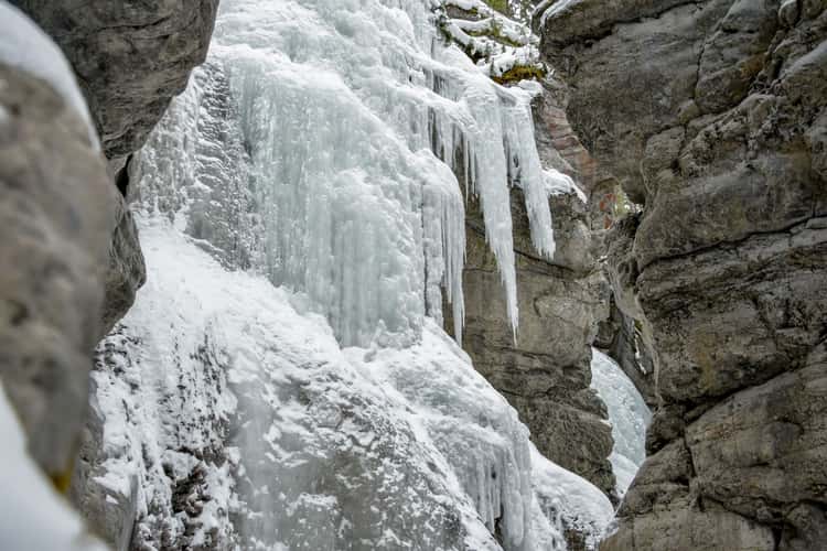 Maligne Canyon - From below