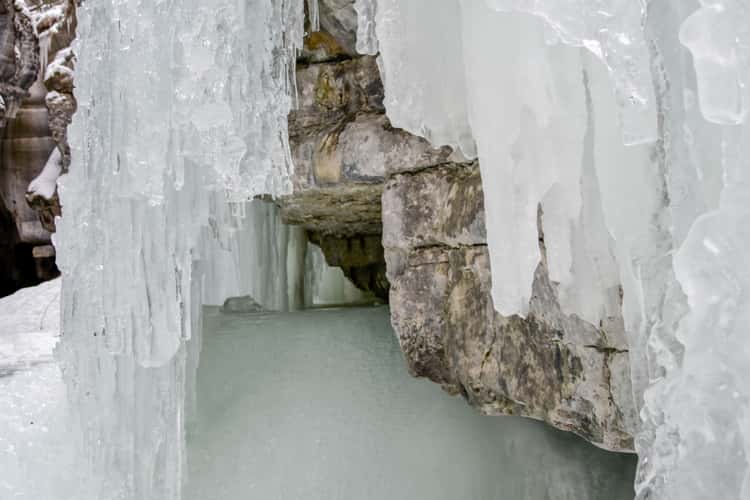 Maligne Canyon - From below