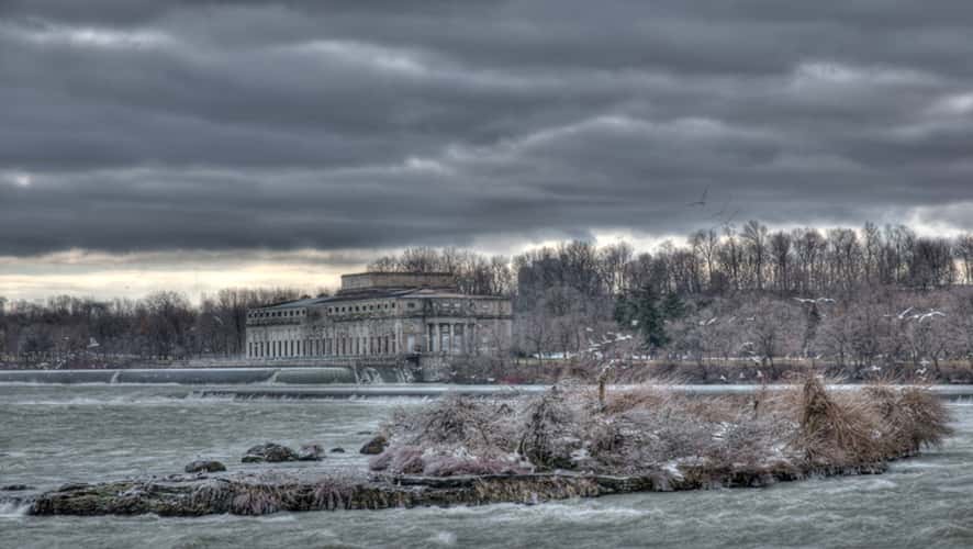 Sunrise at the Niagara Falls
