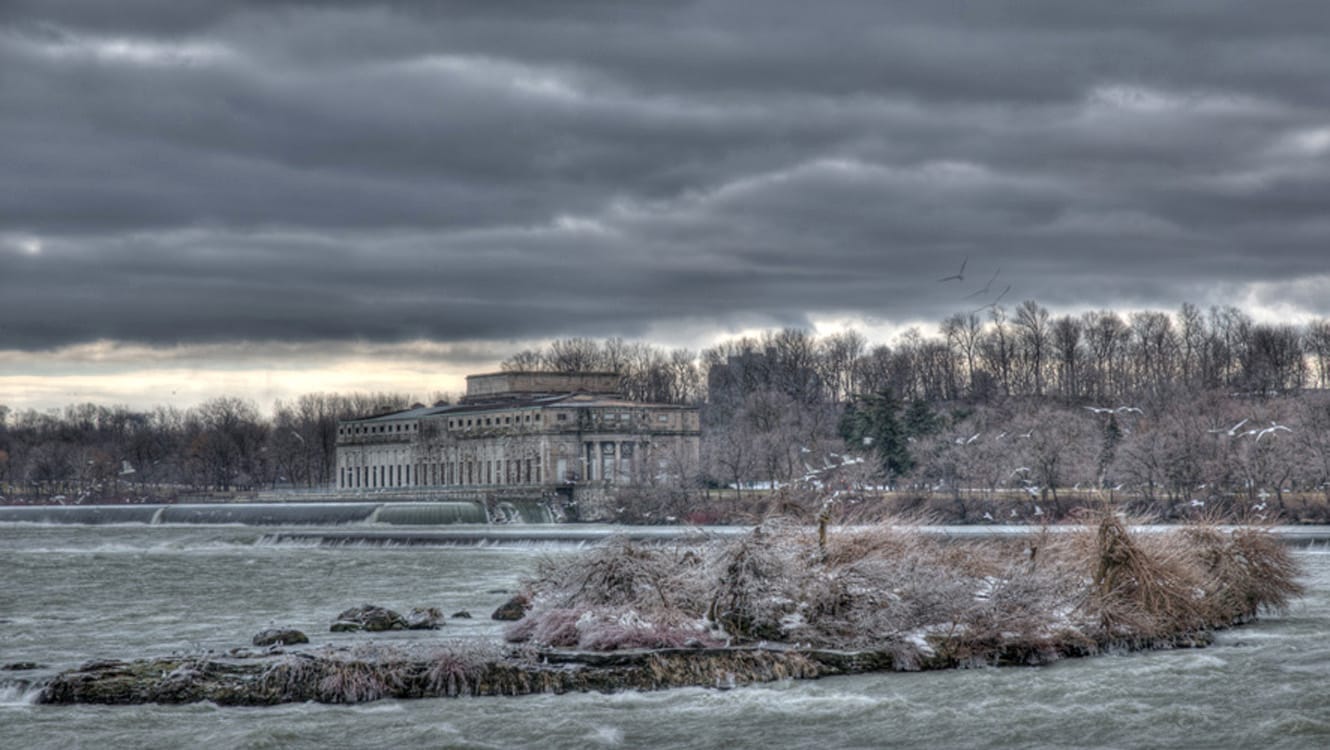 Sunrise at the Niagara Falls, Canada