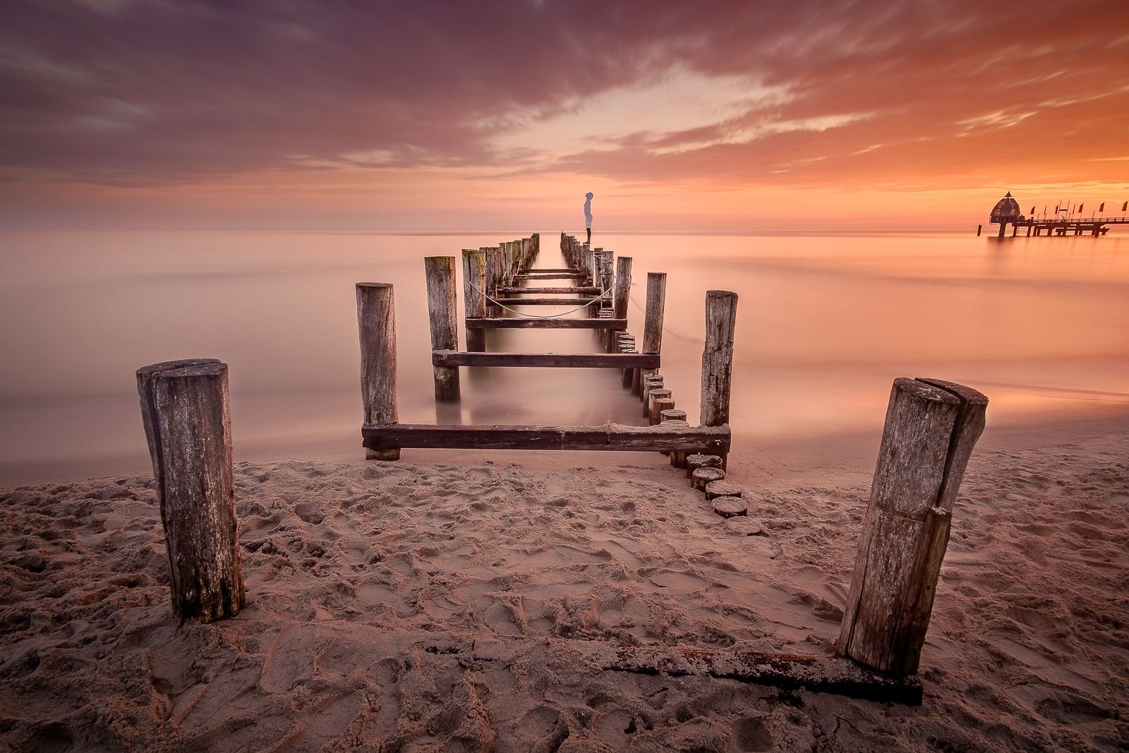 Old jetty, Zingst, Germany