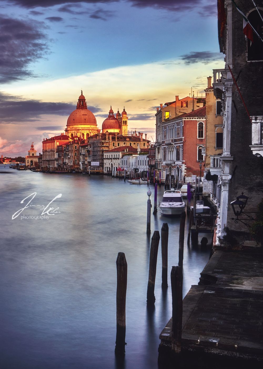 View from Ponte dell'Accademia, Venice, Italy