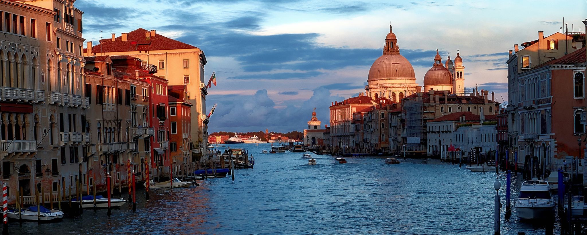 View from Ponte dell'Accademia, Venice, Italy