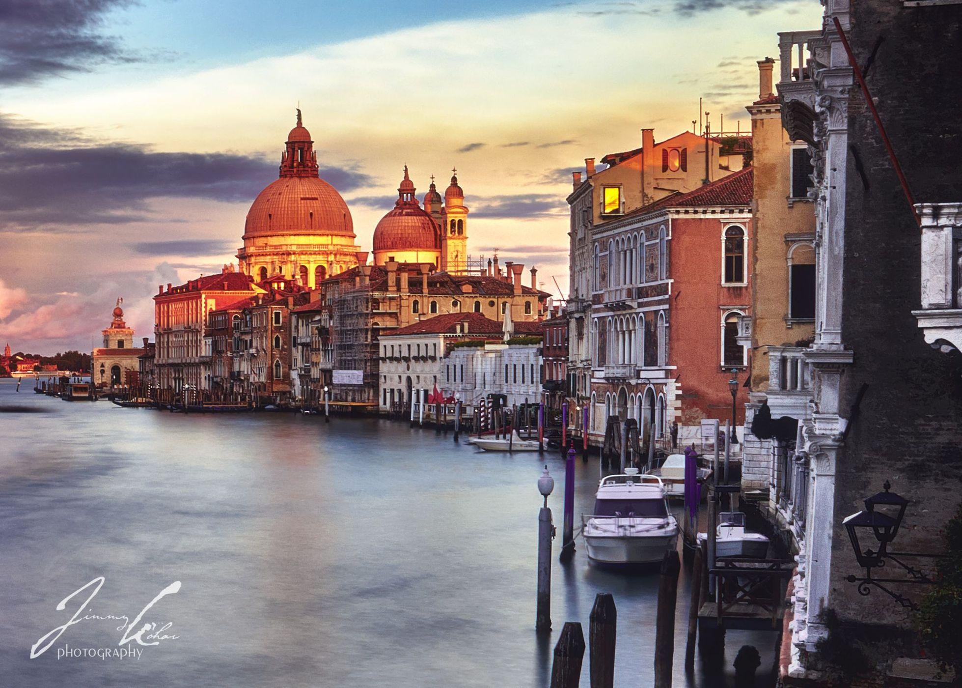 View from Ponte dell'Accademia, Venice, Italy