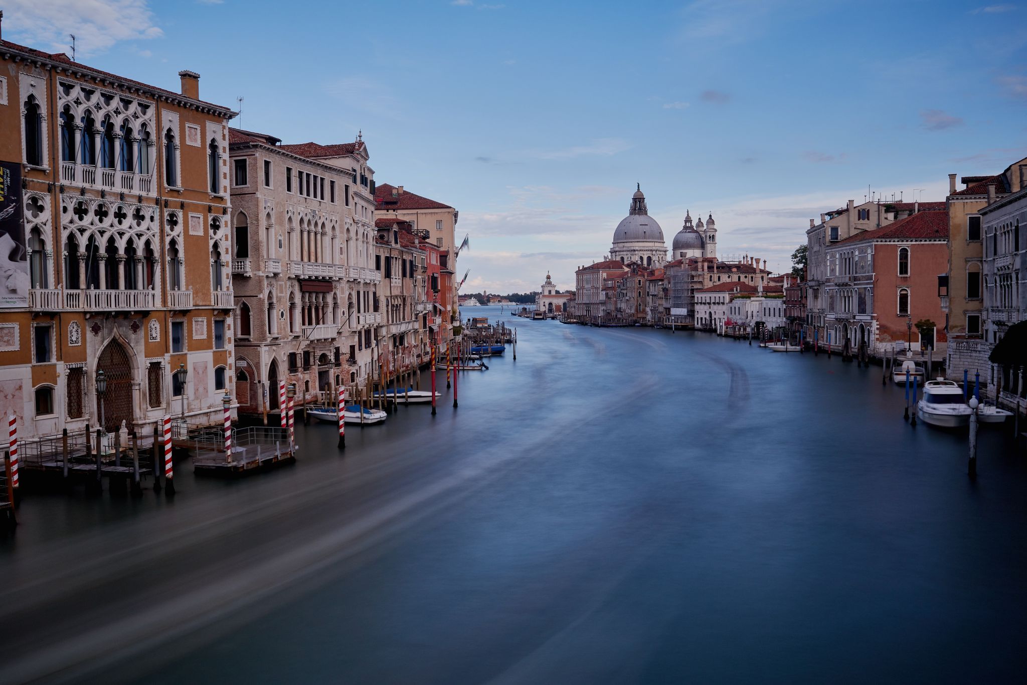 View from Ponte dell'Accademia, Venice, Italy