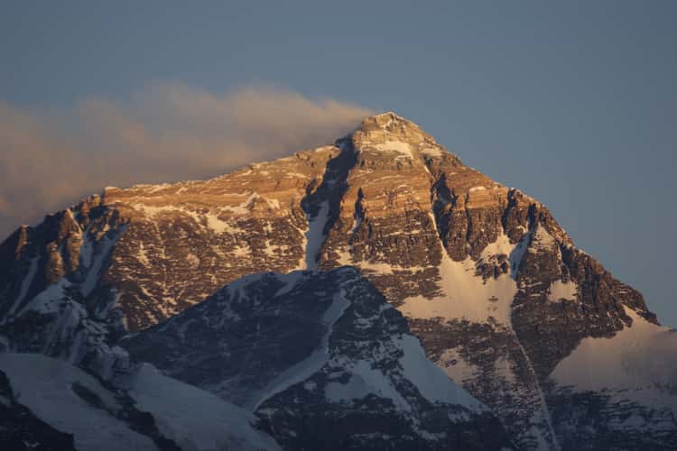 Qomolangma (Everest) sunrise