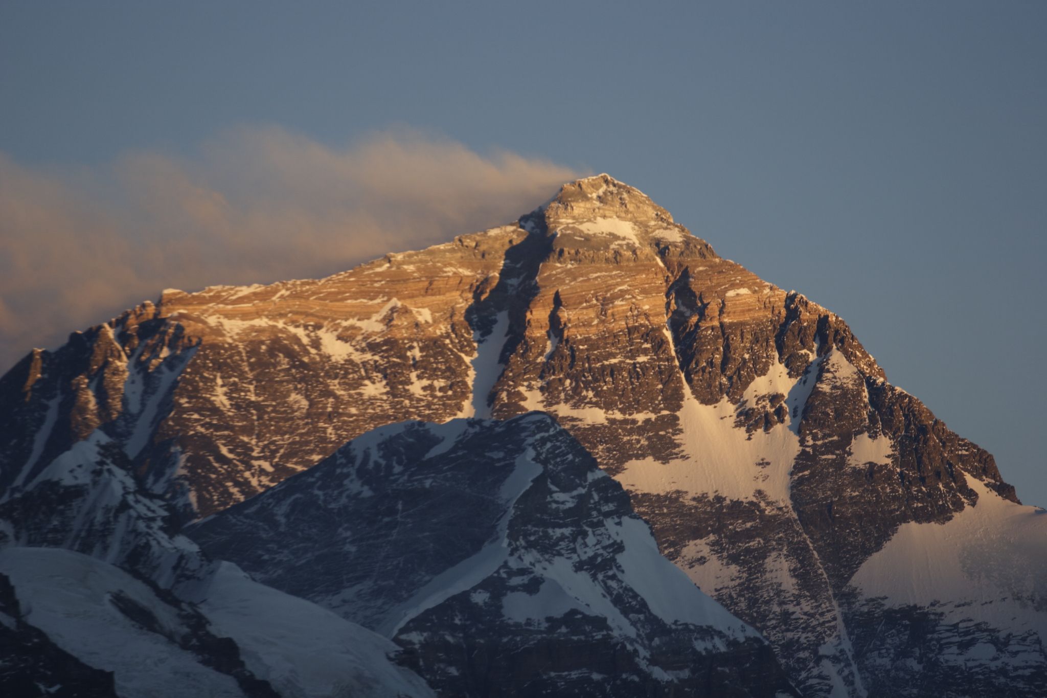 Qomolangma (Everest) sunrise, China