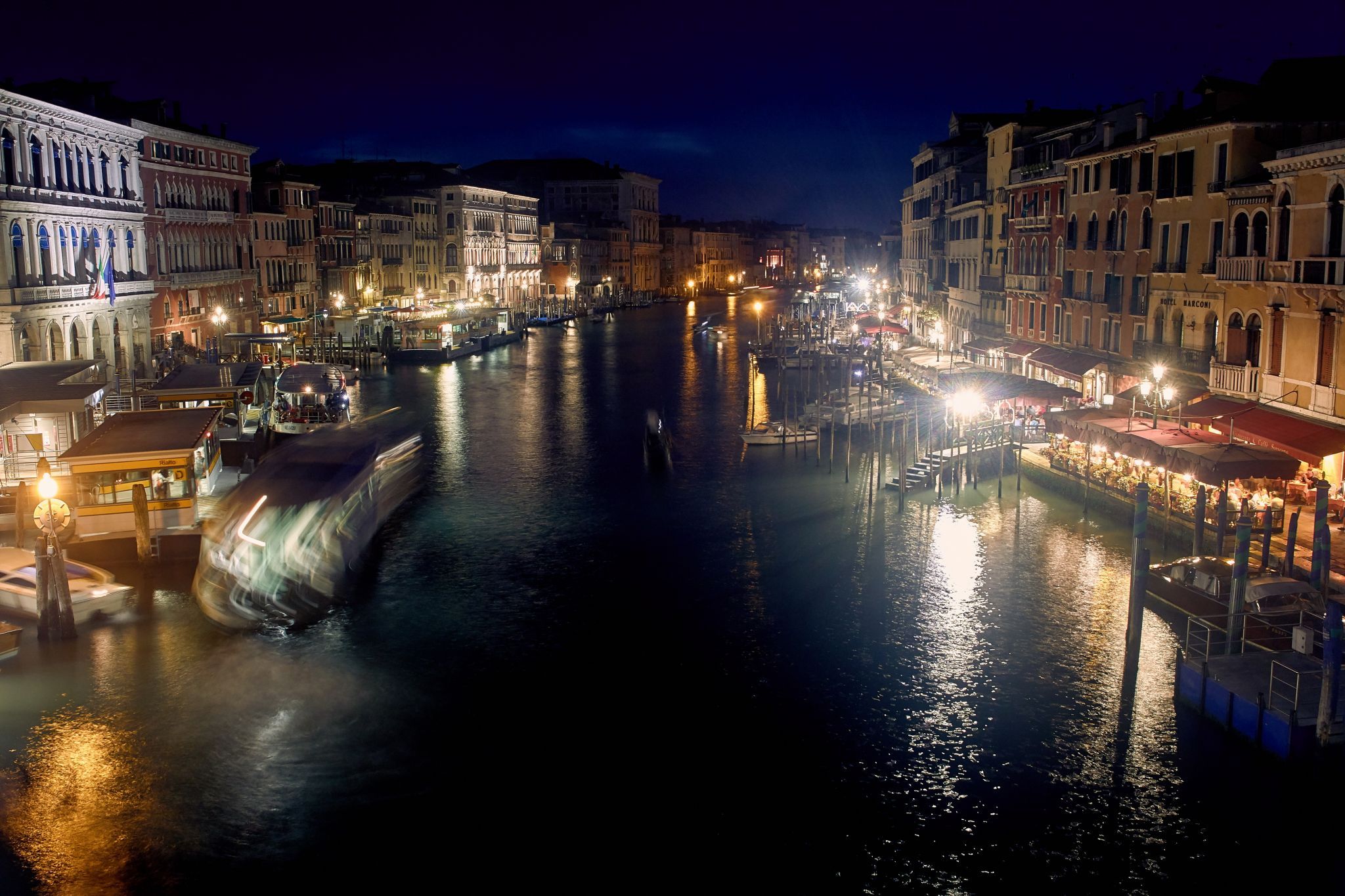 View from Rialto Bridge, Italy