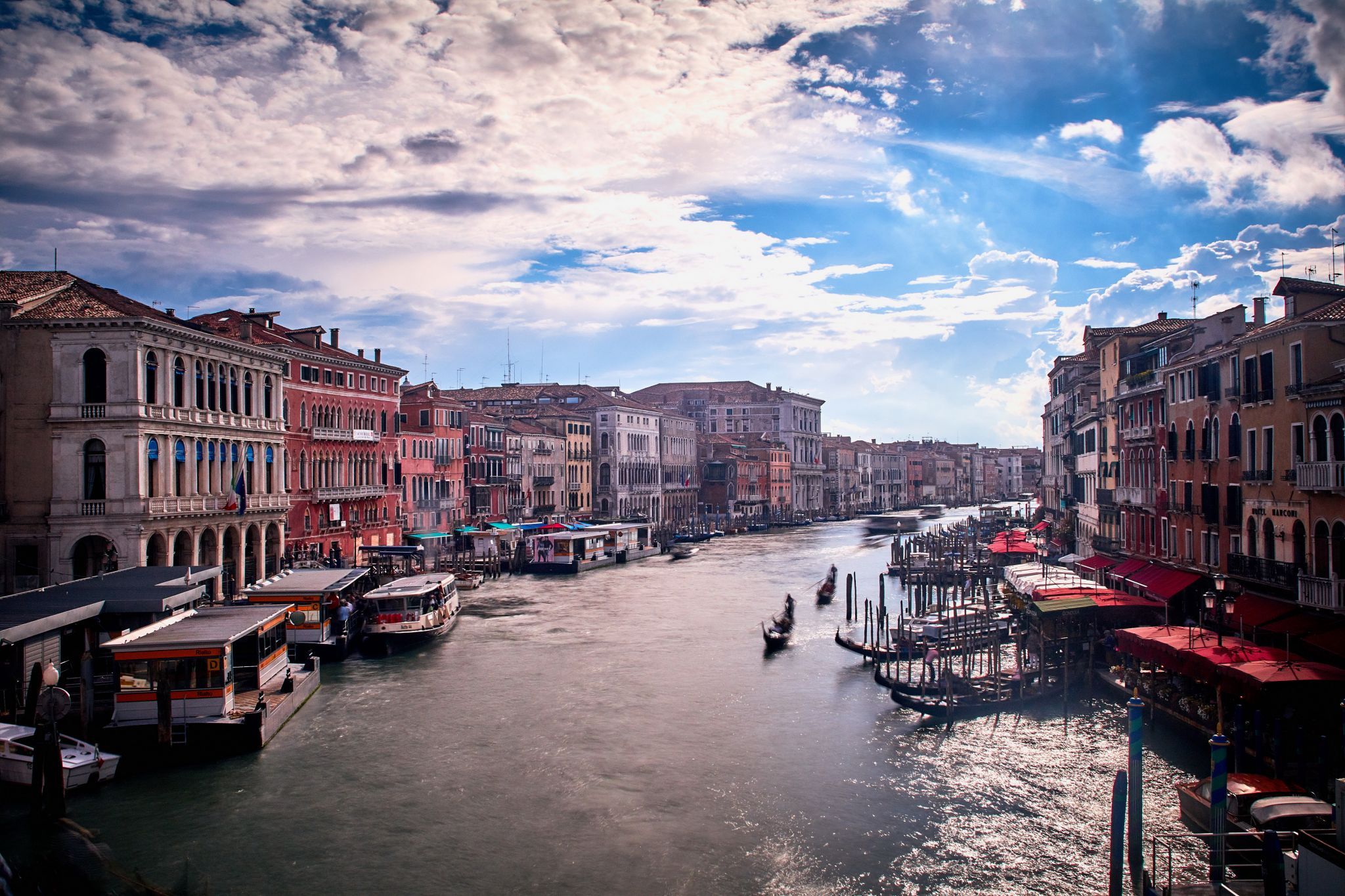 View from Rialto Bridge, Italy