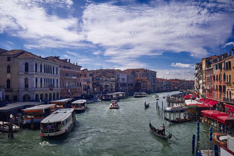 View from Rialto Bridge