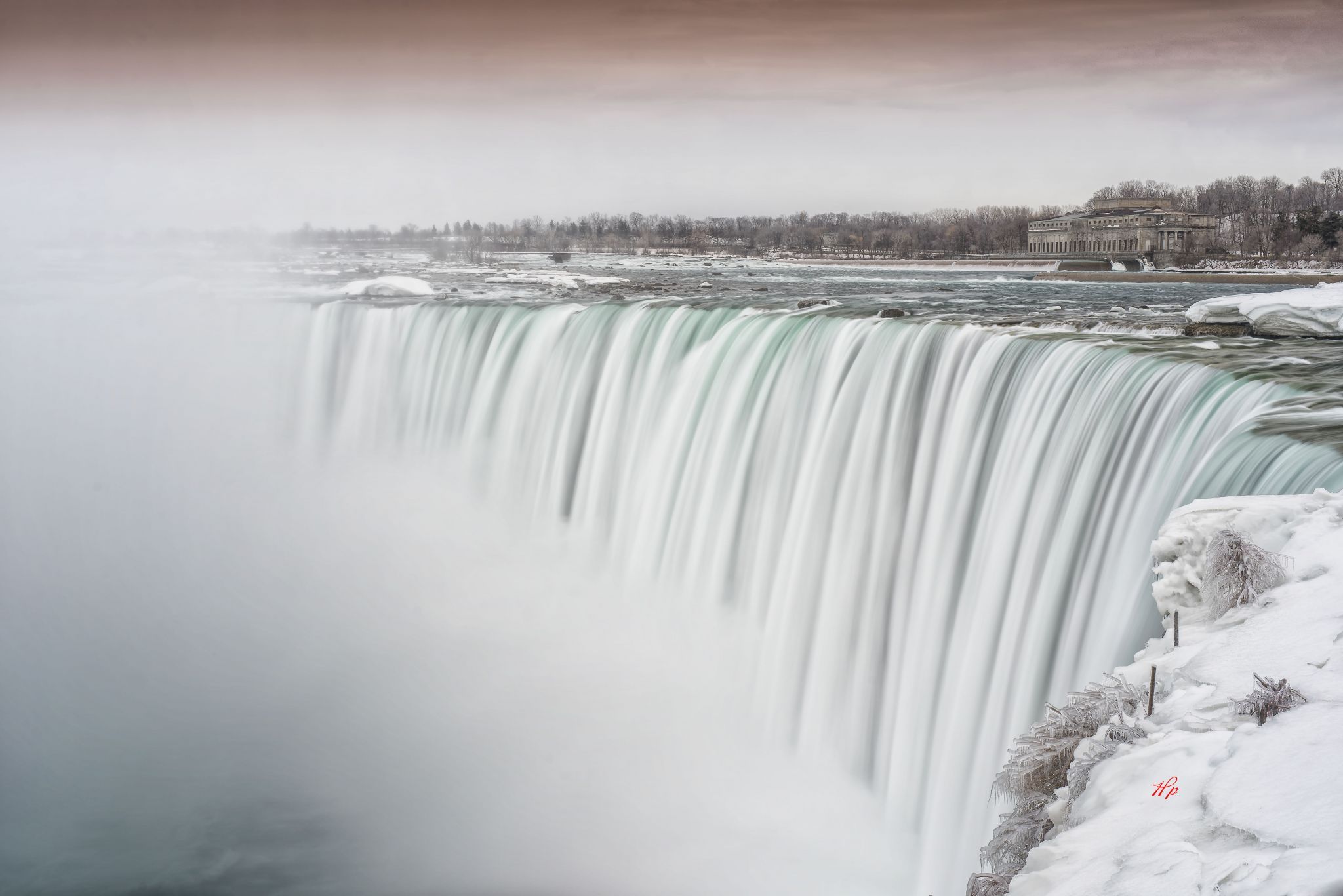 Sunrise at the Niagara Falls, Canada