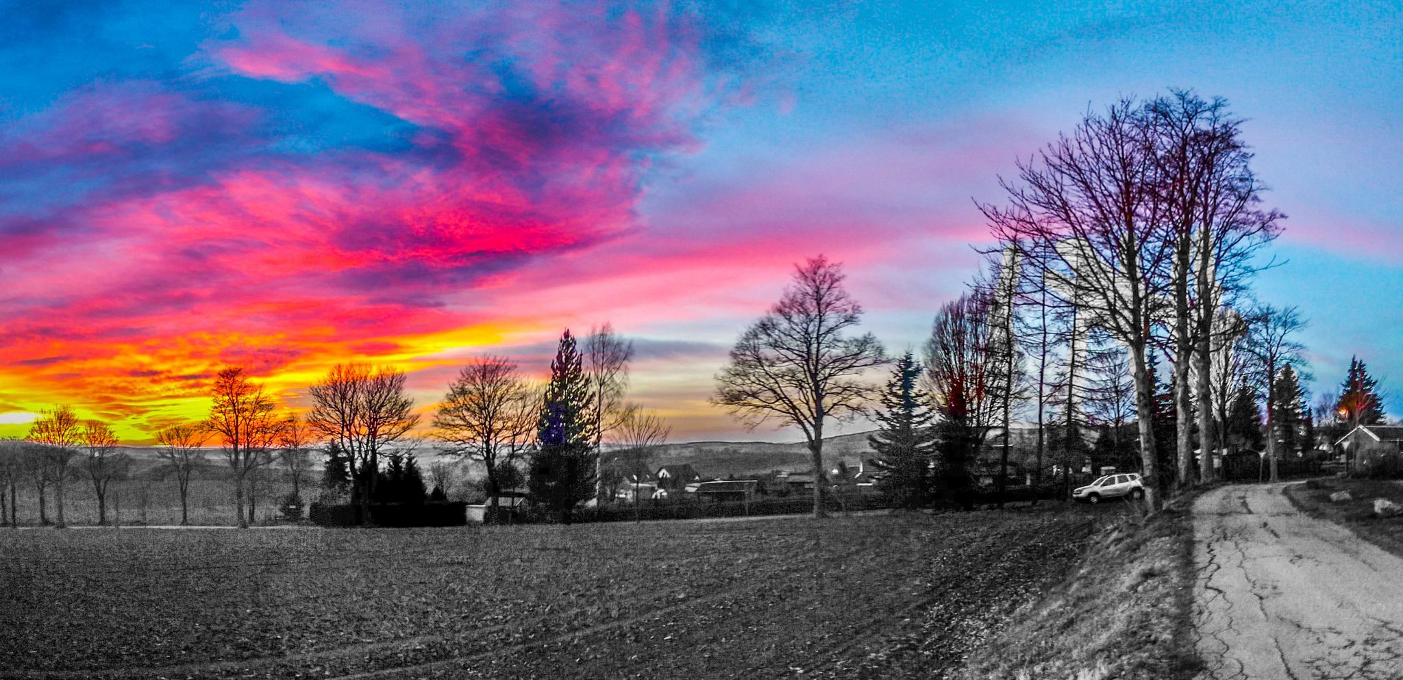 Sunset Sky Sayda, Germany