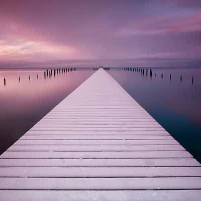 The boat bridge, Sweden