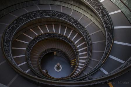 Vatican museum spiral staircase, Rome