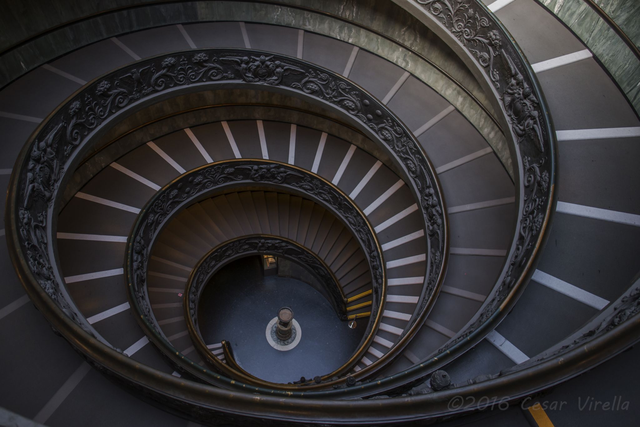 Spiral Staircase at Vatican Museum, Rome, Italy