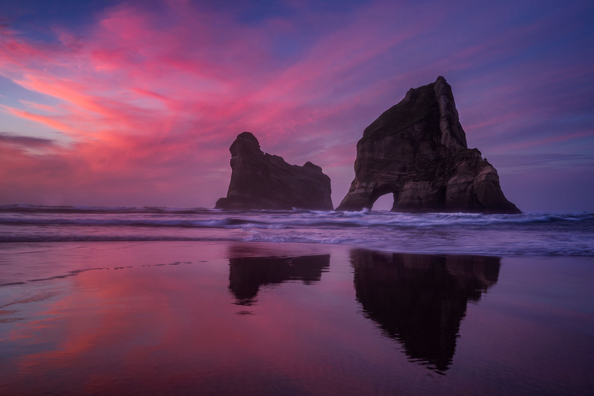 Wharariki Beach, New Zealand