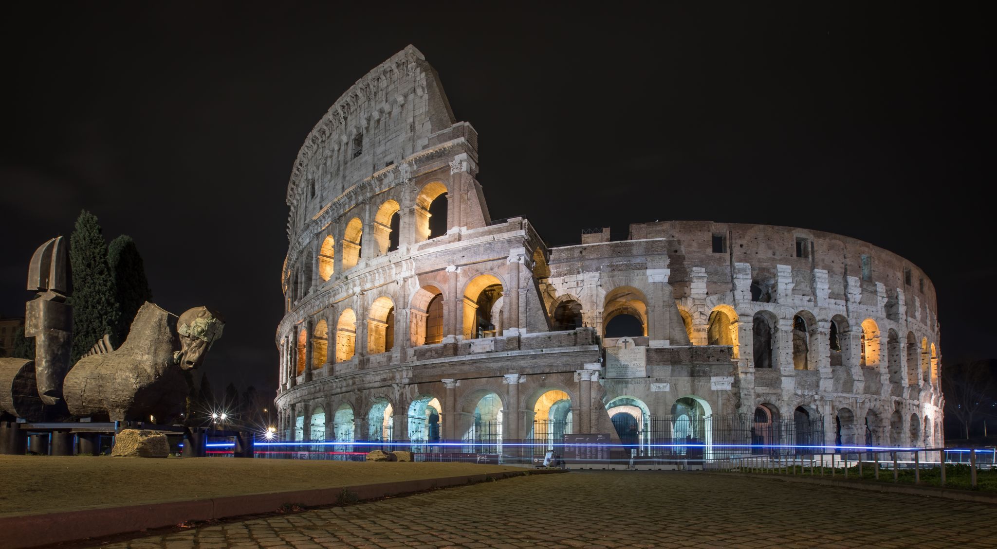 Colosseum (front view), Rome, Italy