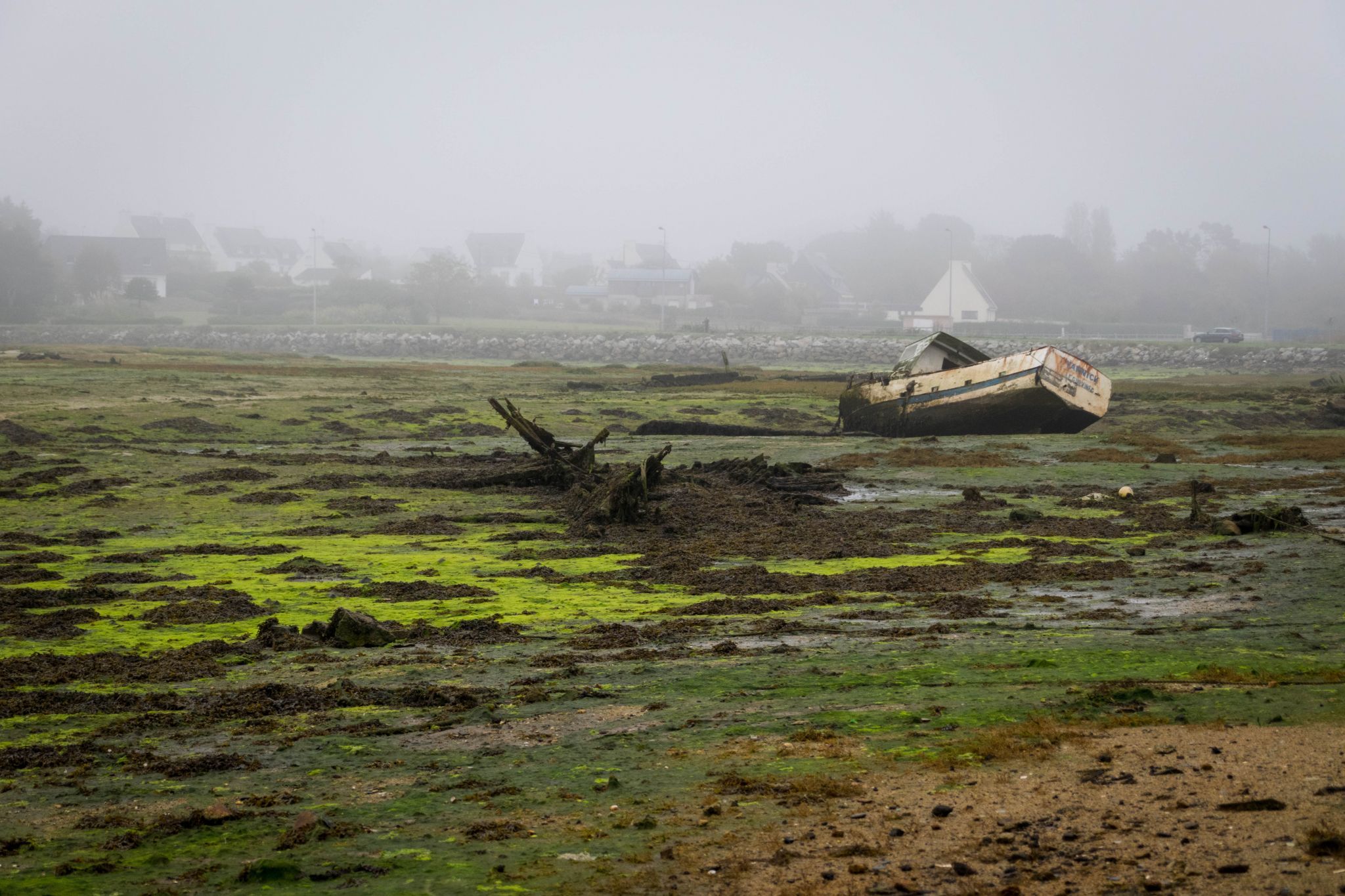 boats cemetery, Guilvinec, Brittany, France, France