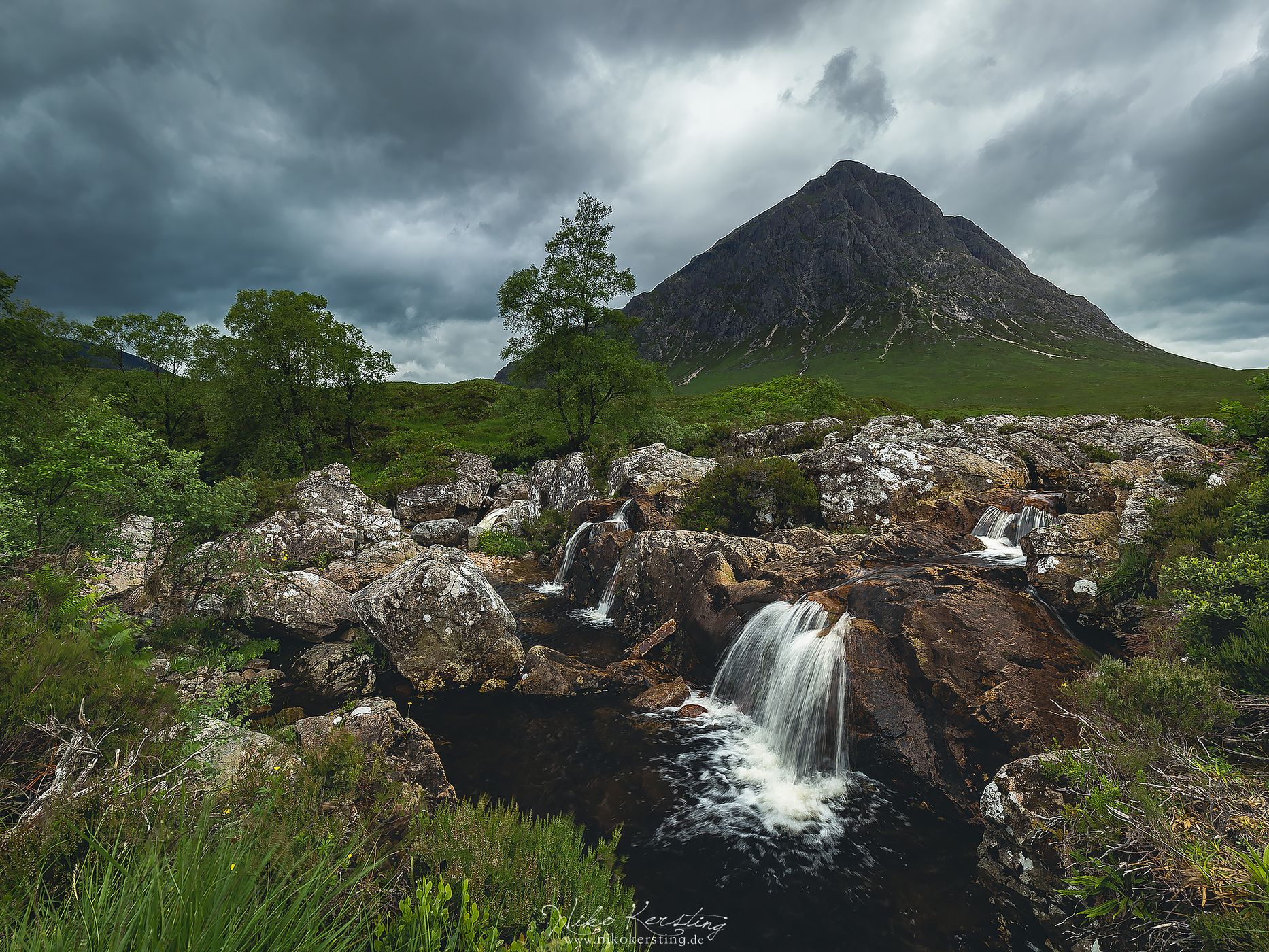 Buachaille Etive Mòr Waterfalls, United Kingdom