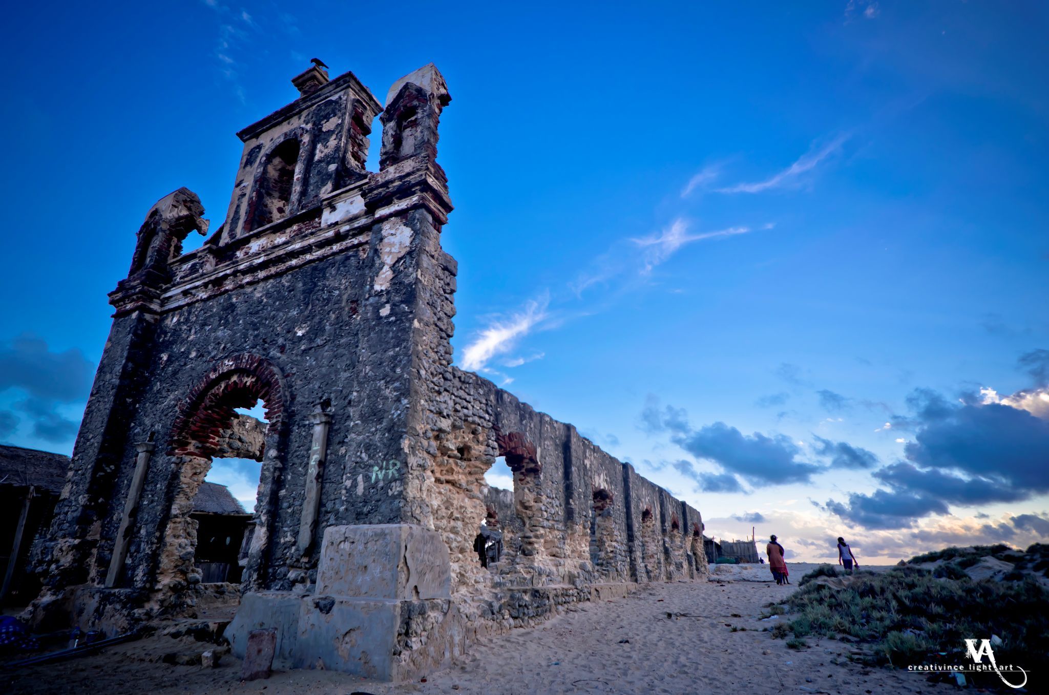 Church in Ruins, Dhanushkodi, India