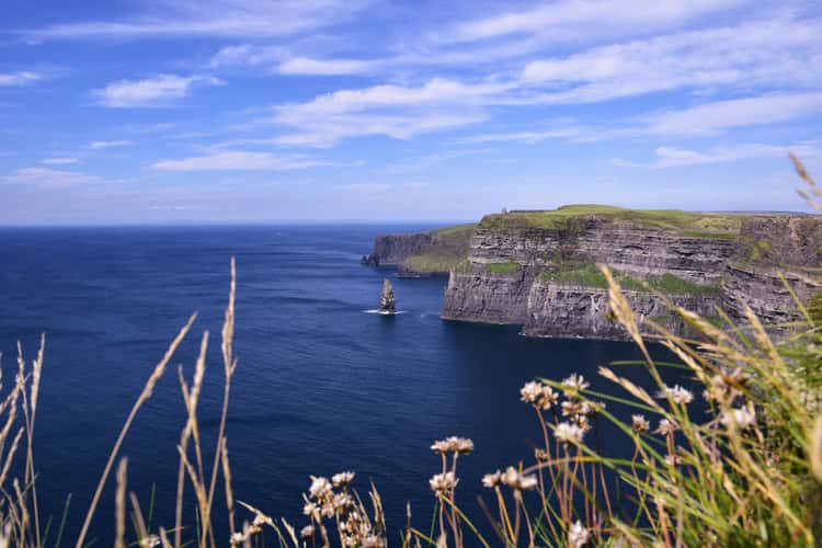 Cliffs of Moher, view to O'Briens Tower