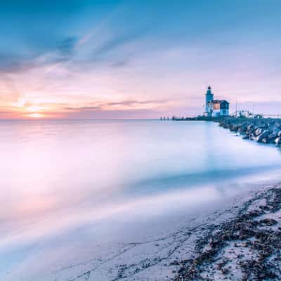 Lighthouse at Marken, Netherlands