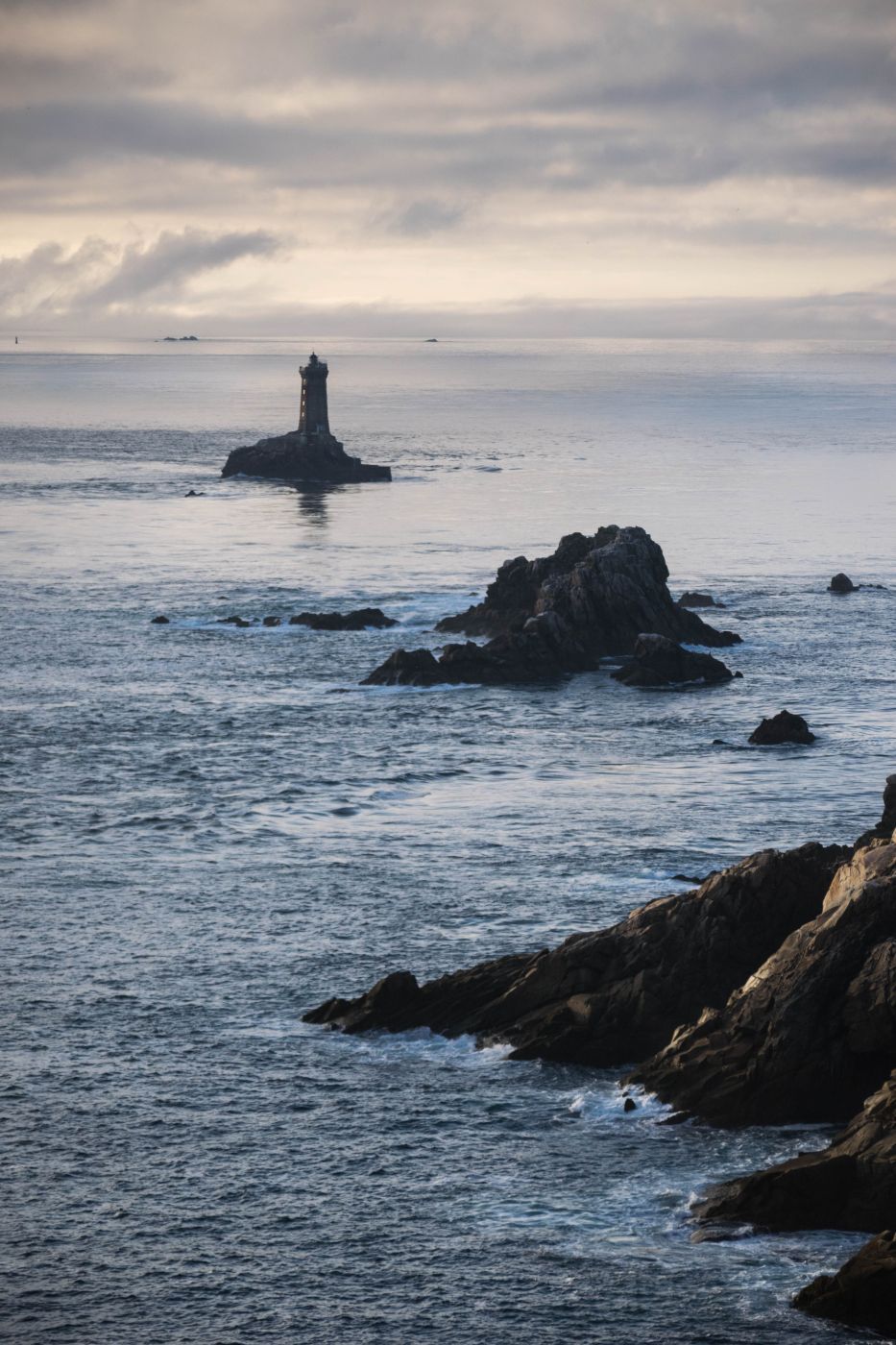 Lighthouse 'La Vieille' at the Pointe du Raz, Brittany, France