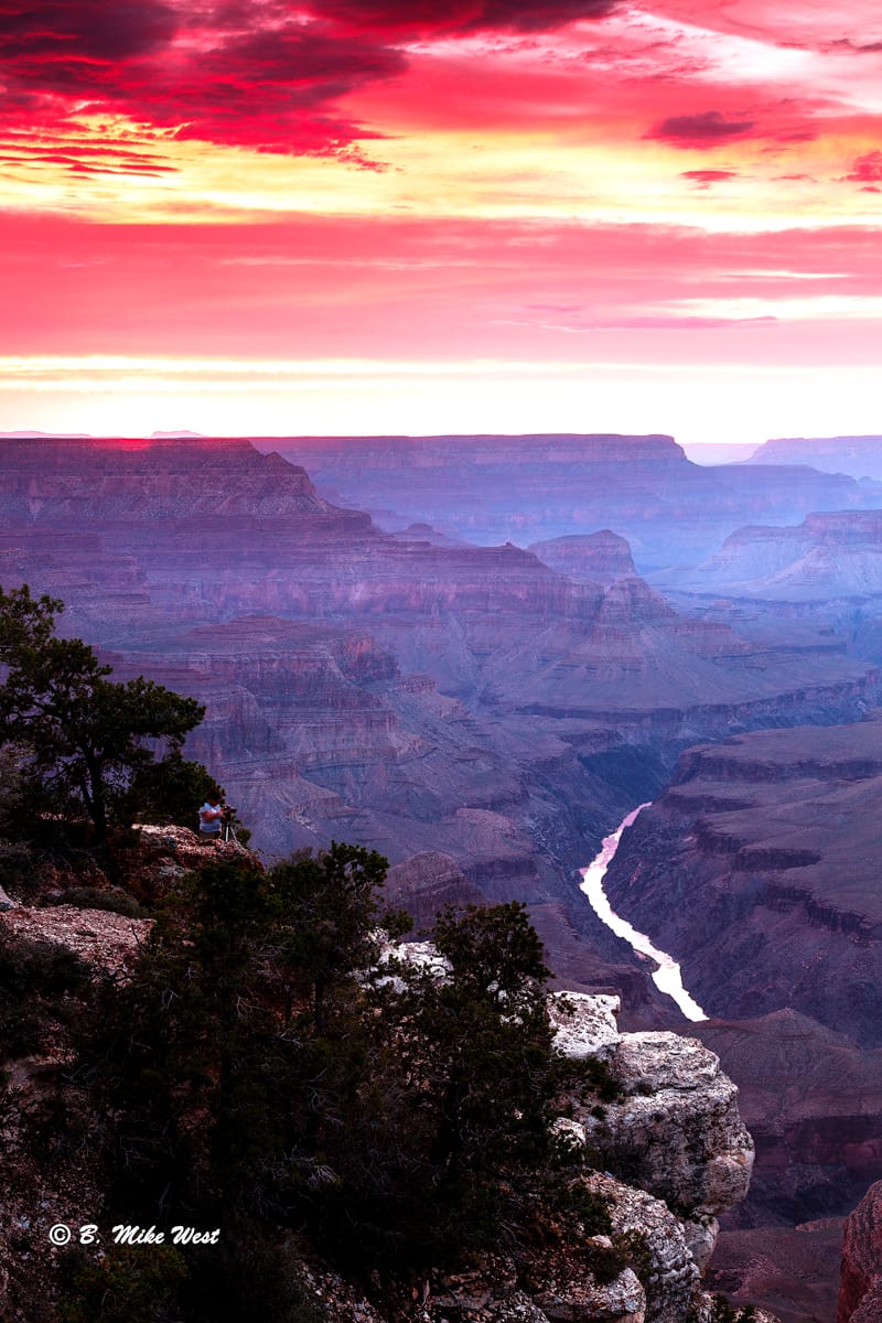 Mohave Point at sunset, USA